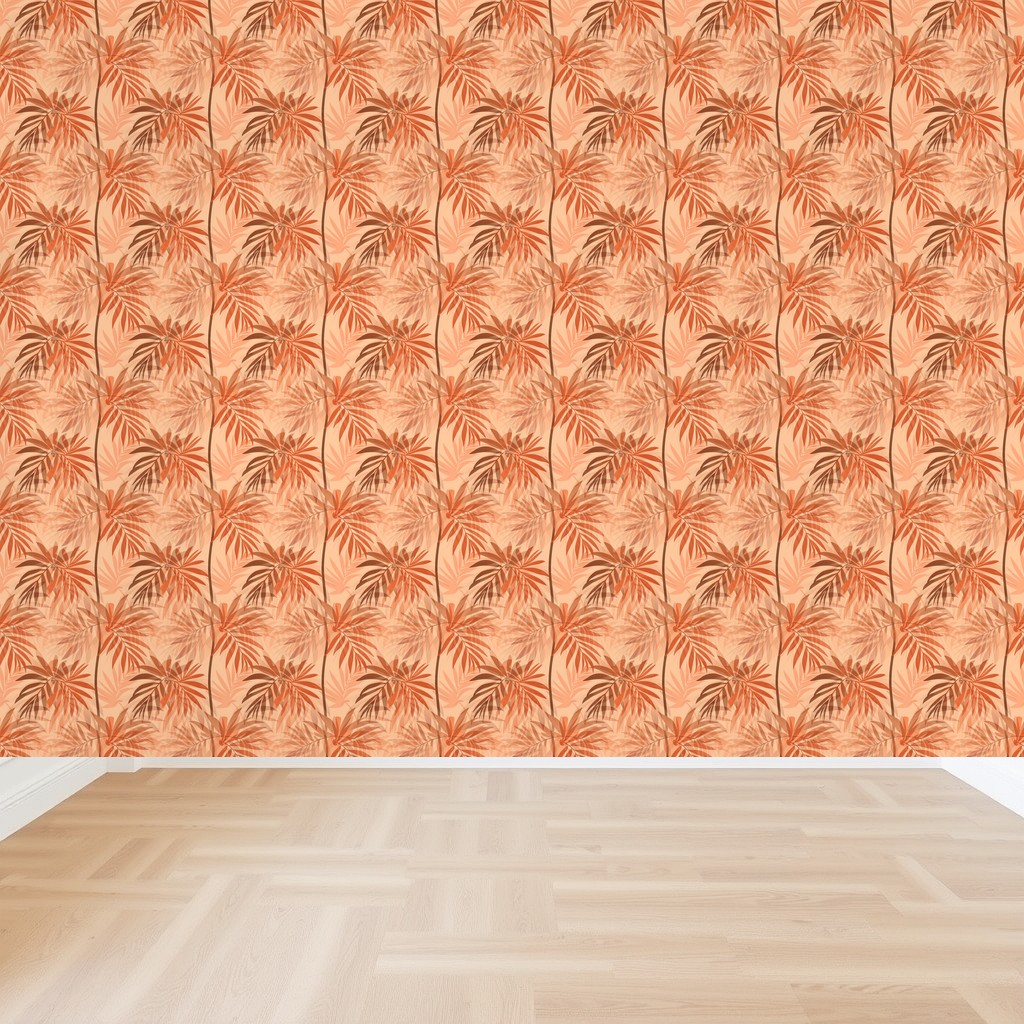 Matisse Palms — Terracotta & Clay Tropical Cutout Shapes